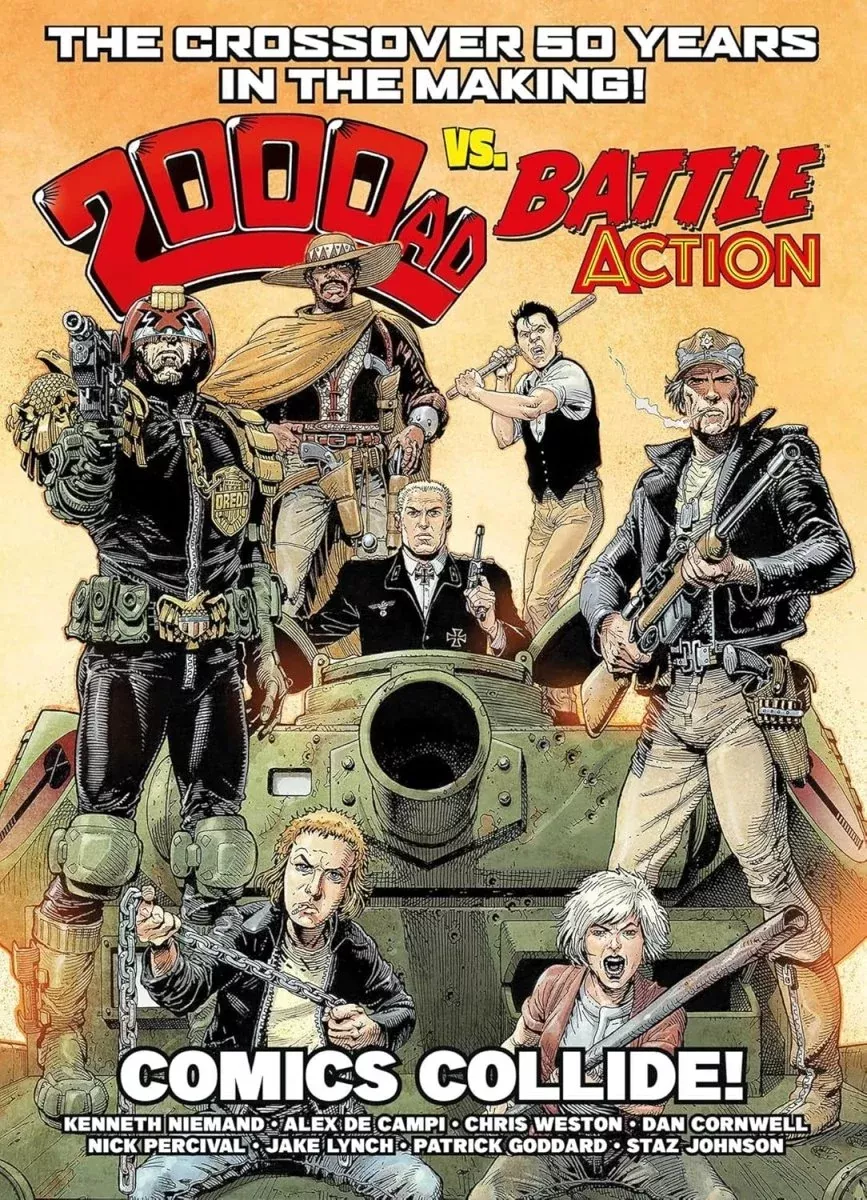 2000-ad-vs-battle-action-comics-collide-tp 2000 AD Vs Battle Action: Comics Collide! TP