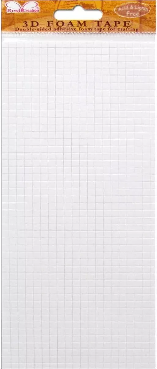 3d-foam-adhesive-tape-small-squares-1-sheet-940-squares 3D Foam Adhesive Tape Small Squares - 1 Sheet of 940 Squares