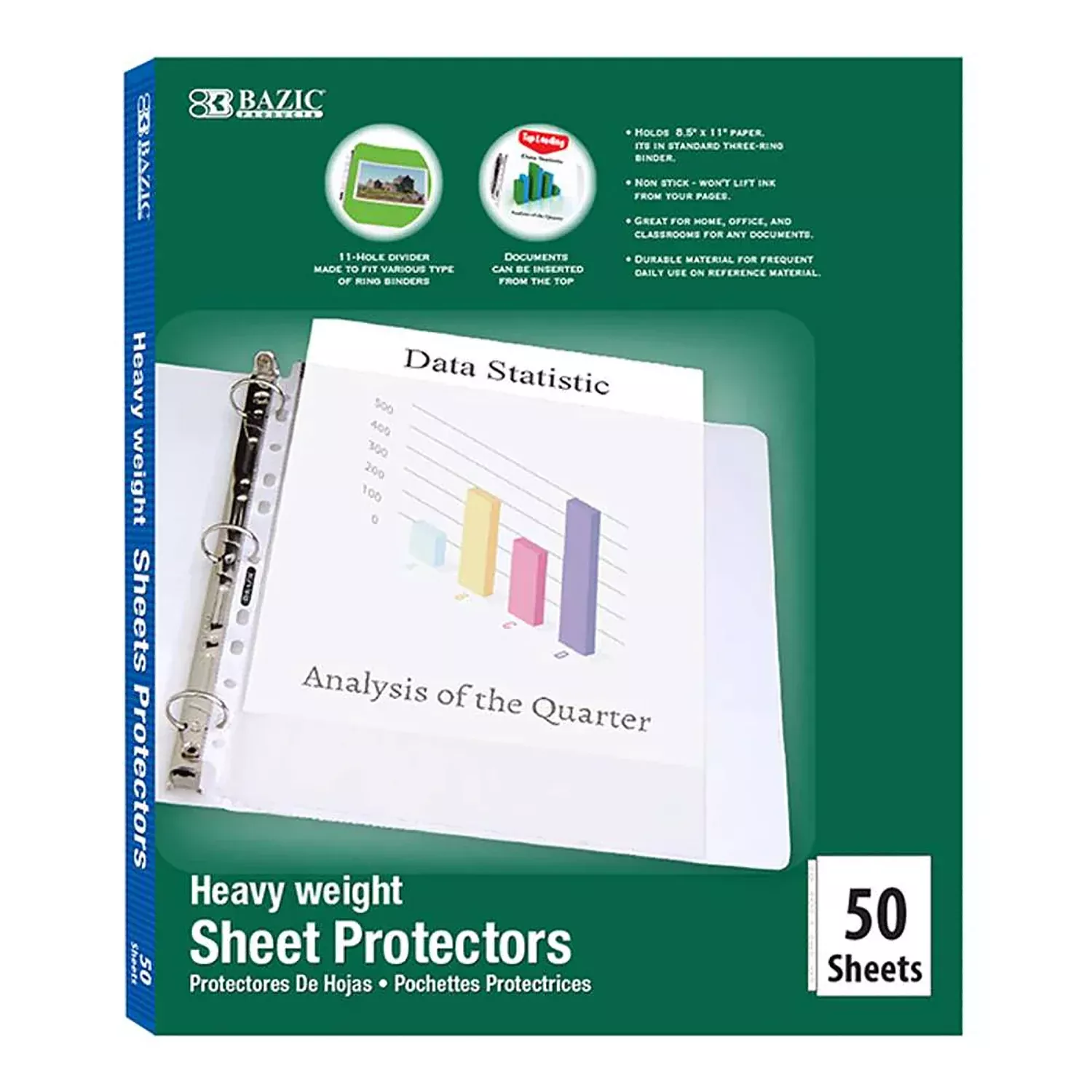 50ct-sheet-protectors-heavy-weight-top-loading 50ct Sheet Protectors Heavy Weight Top Loading