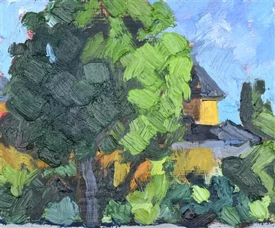 6th-street-oil-painting "6th Street", Oil Painting