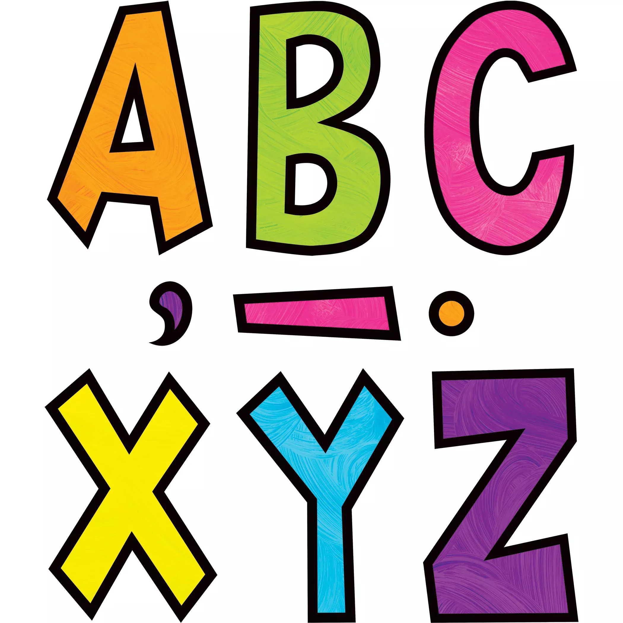 7in-fun-font-letters-brights-4ever 7in Fun Font Letters Brights 4ever