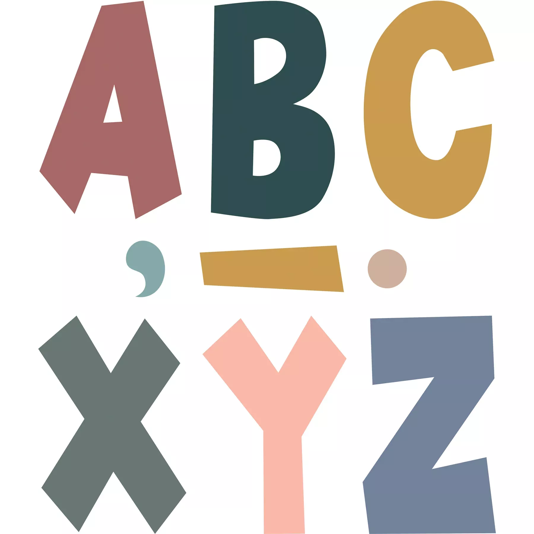 7in-fun-font-letters-wonderfully-wild 7in Fun Font Letters Wonderfully Wild