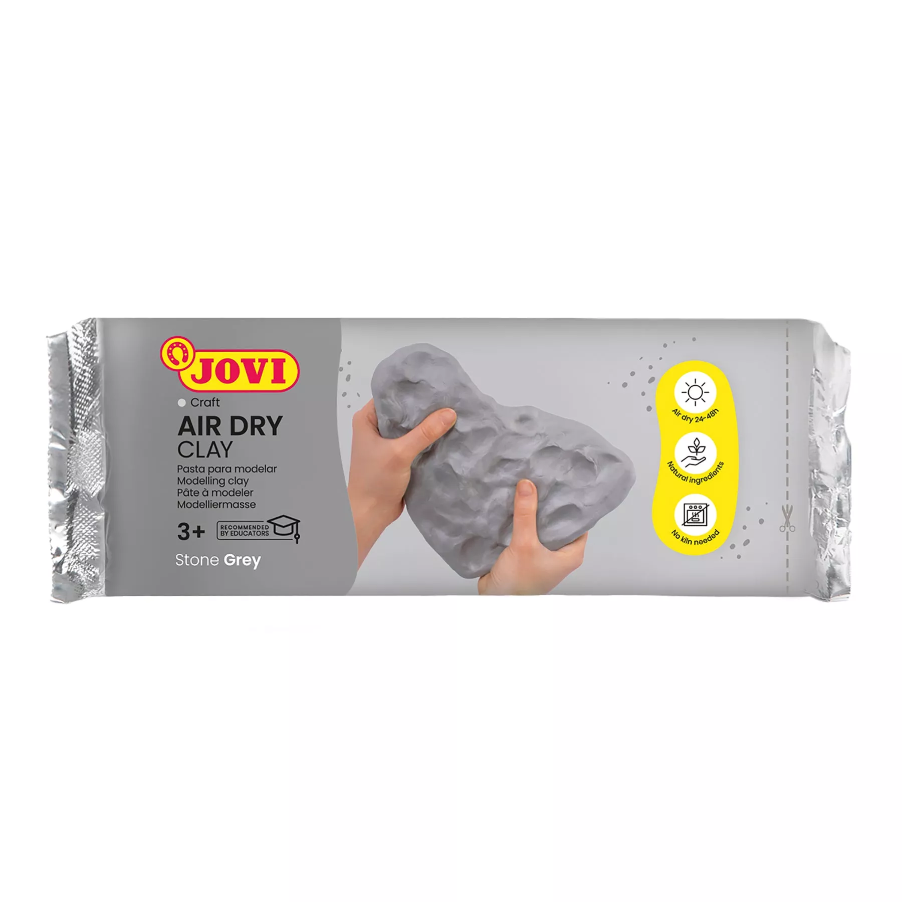 air-dry-clay-grey-1-1-lb-bar Air Dry Clay Grey 1.1 Lb Bar