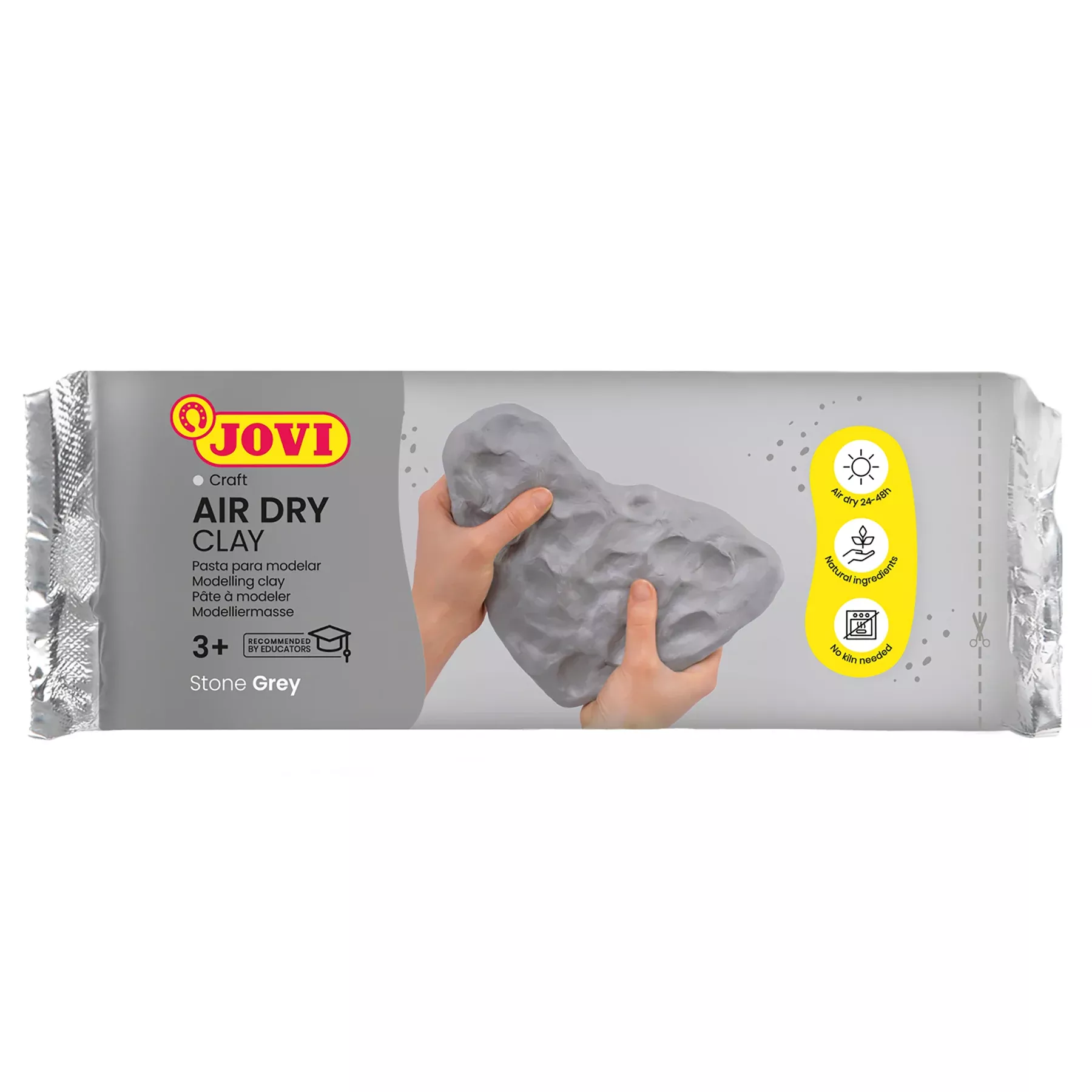 air-dry-clay-grey-2-2-lb-bar Air Dry Clay Grey 2.2 Lb Bar