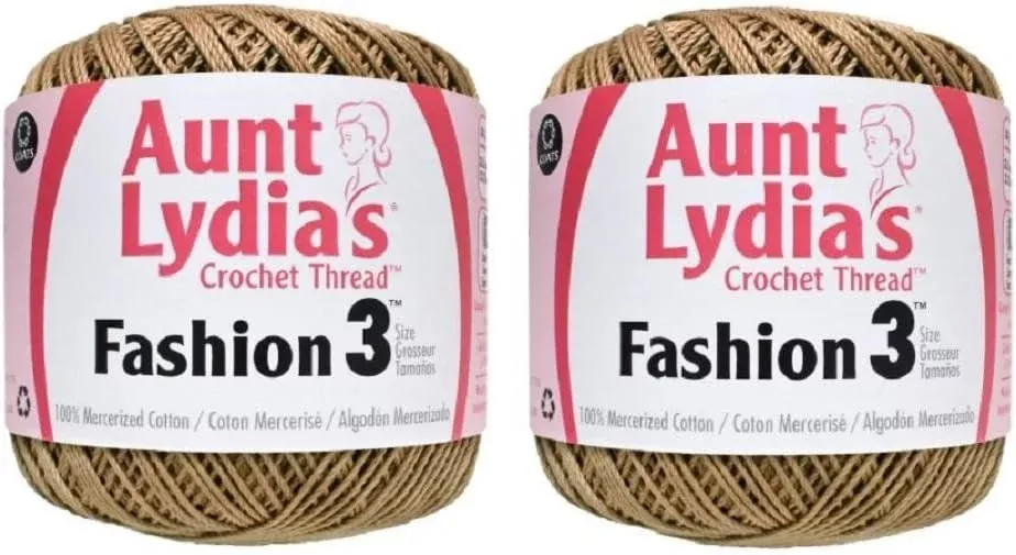 aunt-lydia-s-crochet-thread-size-3-2-pack-copper-mist Aunt Lydia's Crochet Thread - Size 3 - (2-Pack) Copper Mist