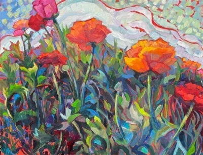 celebration-poppies-oil-painting-by-andrea-tarman "Celebration of Poppies", Oil Painting by Andrea Tarman