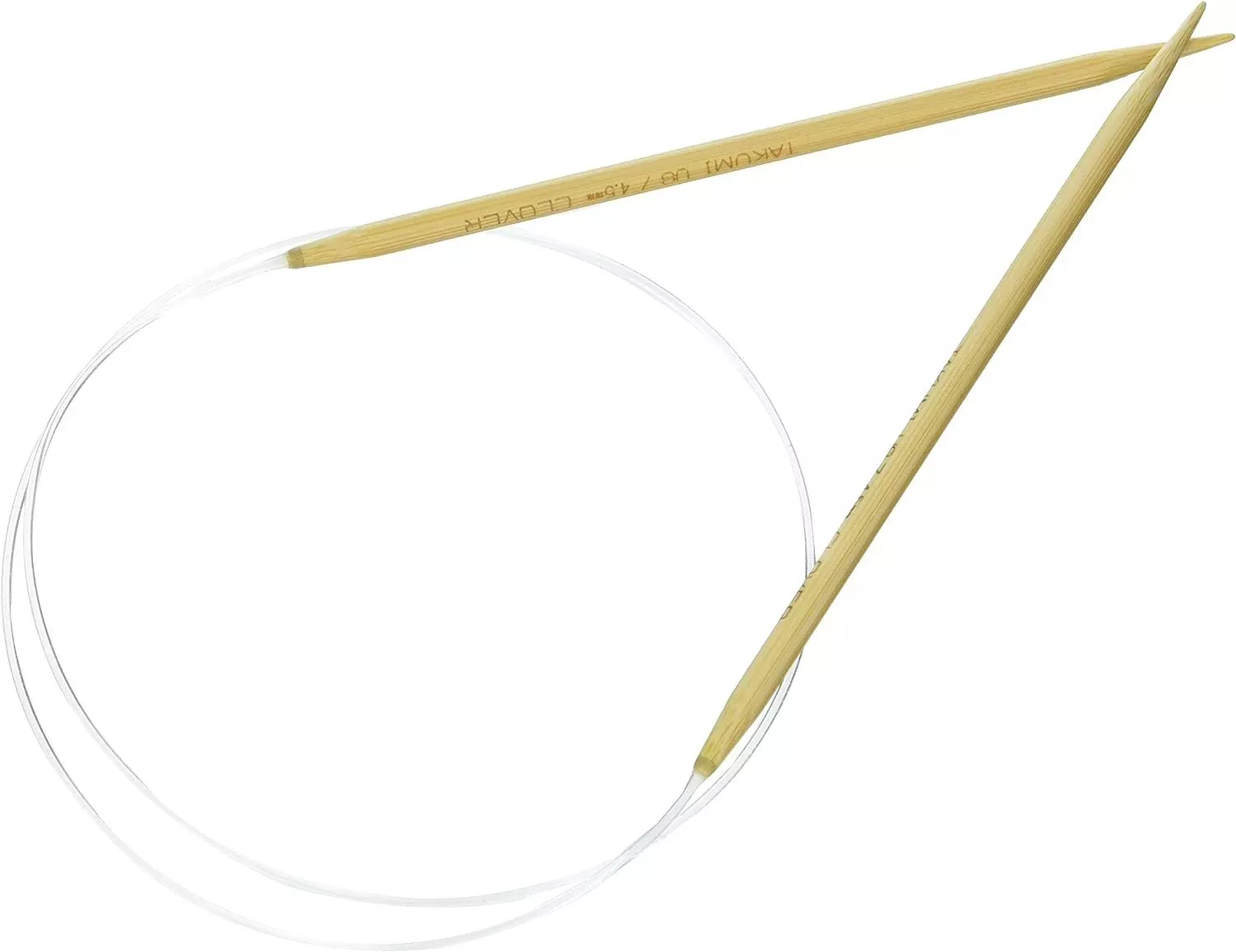 clover-3016-29-07-takumi-bamboo-circular-29-inch-knitting-needles-siz Clover 3016/29-07 Takumi Bamboo Circular 29-Inch Knitting Needles, Siz