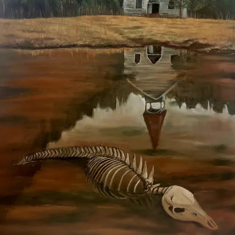holy-ground-by-nino-oils-on-canvas "Holy Ground" by Nino, Oils on Canvas