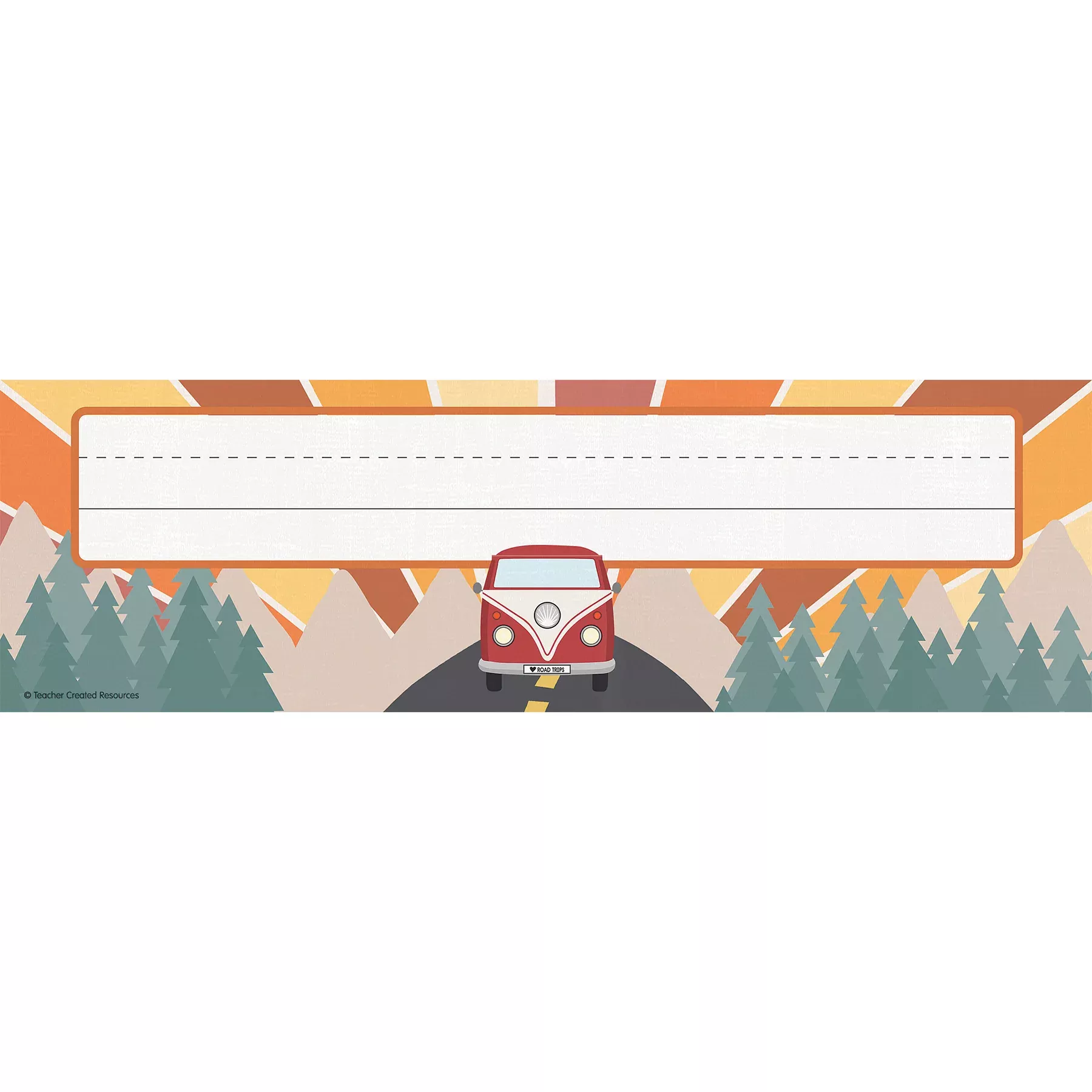 Moving Mountains Flat Name Plates