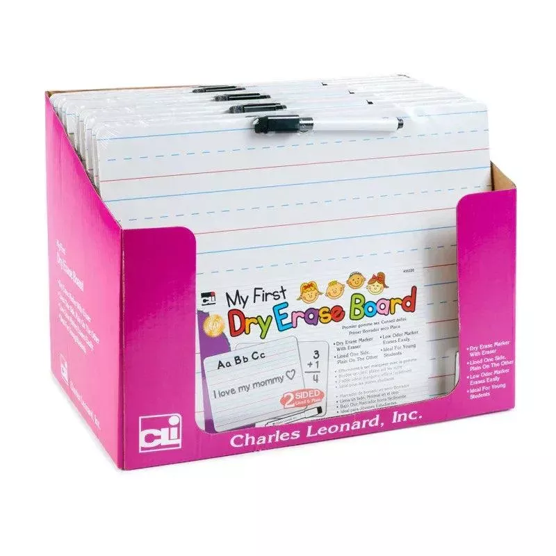 quot-my-first-quot-dry-erase-board-with-marker-eraser-two-sided-plain-lined "My First" Dry Erase Board with Marker/Eraser, Two-Sided Plain/Lined,